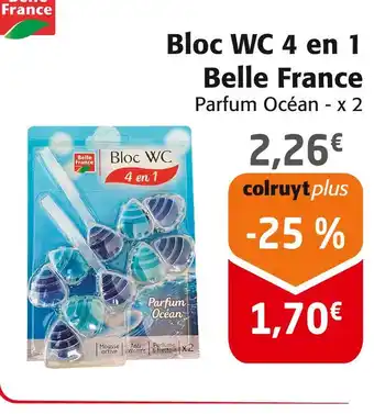 Colruyt Belle France Bloc WC 4 en 1 offre