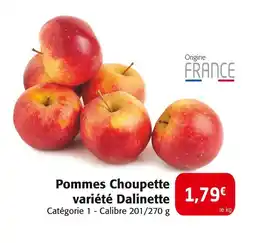 Colruyt Pommes Choupette variété Dalinette offre