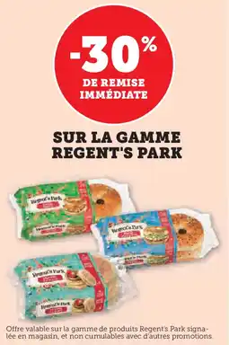 Super U REGENT'S PARK Sur la gamme offre