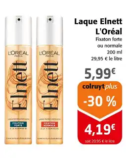 Colruyt L'Oréal Laque Elnett offre