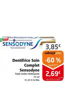 Colruyt Sensodyne Dentifrice Soin Complet offre