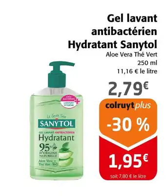 Colruyt Sanytol Gel lavant antibactérien Hydratant offre