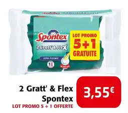 Colruyt Spontex 2 Gratt' & Flex offre