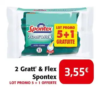 Colruyt Spontex 2 Gratt' & Flex offre