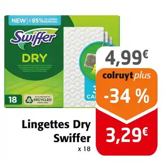 Colruyt Swiffer Lingettes Dry offre