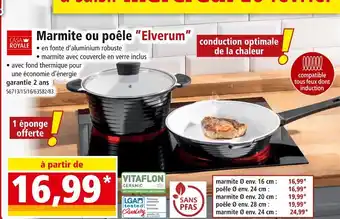 Norma CASA ROYALE Marmite ou poêle Elverum offre