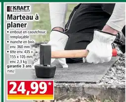 Norma KRAFT WERKZEUGE Marteau à planer offre