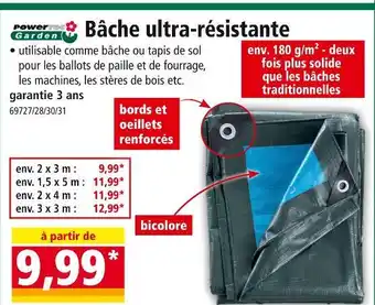 Norma POWERFIX GARDEN Bâche ultra-résistante offre