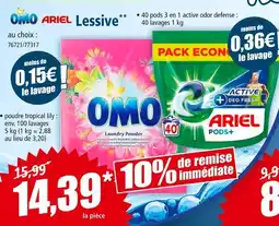 Norma Omo / Ariel Lessive offre