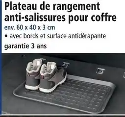 Norma Plateau de rangement anti-salissures pour coffre offre