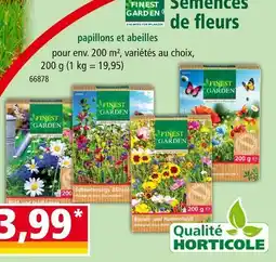 Norma FINEST GARDEN Semences de fleurs offre