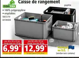 Norma Toptex Caisse de rangement offre