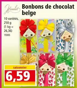 Norma Hamlet Bonbons de chocolat belge offre