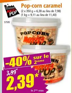 Norma MOVIES POP Pop-corn caramel offre