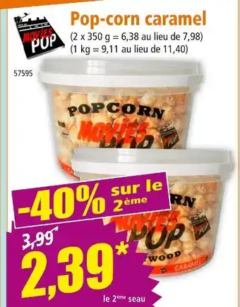 Norma MOVIES POP Pop-corn caramel offre