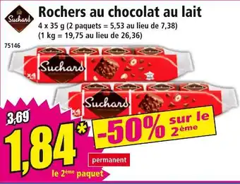 Norma Suchard Rochers au chocolat au lait offre