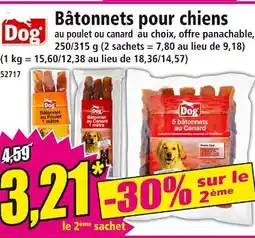 Norma Dog Bâtonnets pour chiens offre