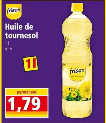 Norma frisan Huile de tournesol offre