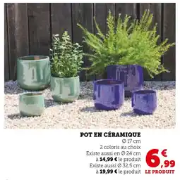 U Express Pot en céramique offre