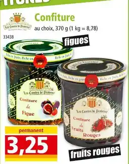 Norma Les Comtes de Provence Confiture offre