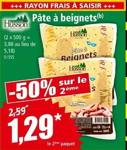 Norma HUSSON Pâte à beignets offre