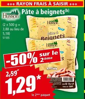 Norma HUSSON Pâte à beignets offre