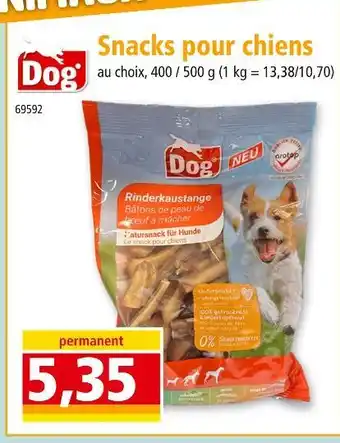 Norma Dog Snacks pour chiens offre