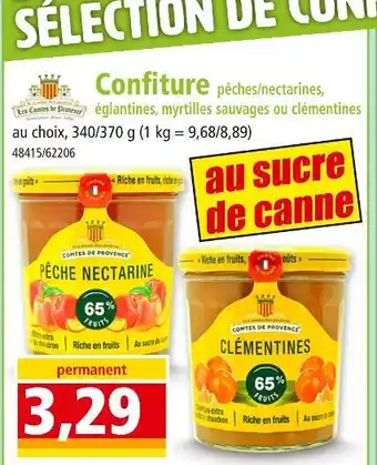 Norma Les Comtes de Provence Confiture offre