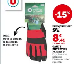 U Express U Gants entretien jardin offre