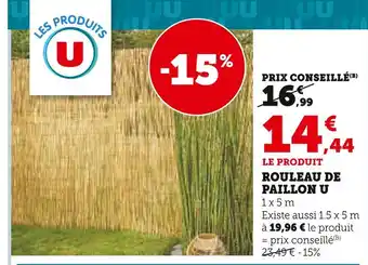 U Express U Rouleau de paillon offre