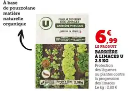 U Express U Barrière à limaces u 2.5 kg offre