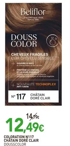 naturéO BELIFLOR Coloration n117 châtain doré clair offre