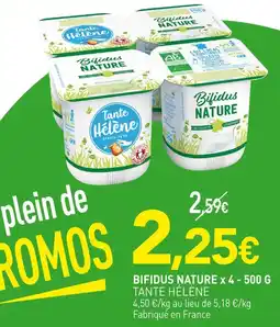 naturéO TANTE HÉLÈNE Bifidus Nature offre