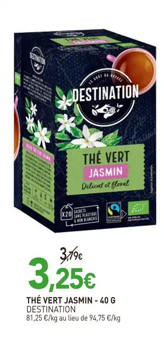 naturéO Destination Thé vert jasmin offre