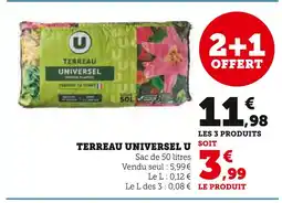 U Express U TERREAU UNIVERSEL offre