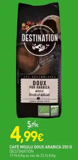 naturéO DESTINATION Café moulu doux arabica offre