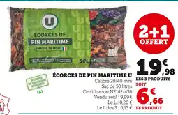 U Express U Écorces de Pin Maritime offre