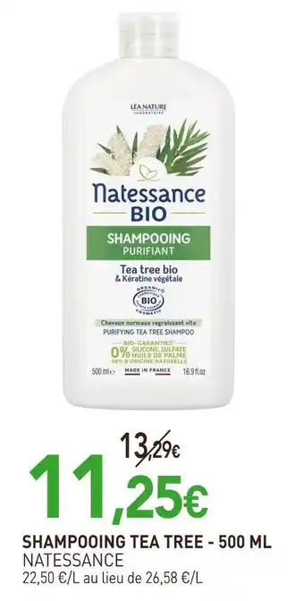 naturéO NATESSANCE Shampooing tea tree offre