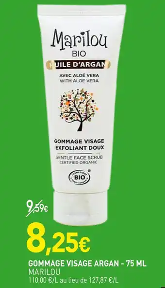 naturéO MARILOU Gommage visage argan offre