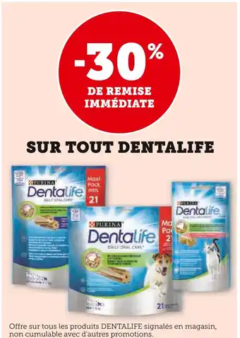 U Express Purina -30% de remise immédiate sur tout Dentalife offre