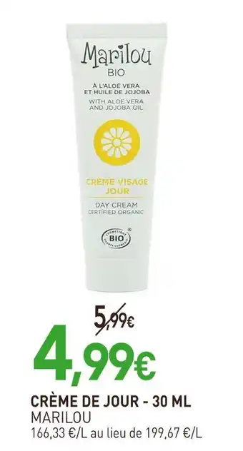 naturéO MARILOU Crème de jour offre