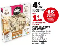 U Express MIX BUFFET Pizza del gusto offre