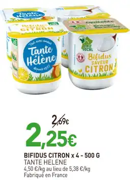 naturéO TANTE HELENE Bifidus citron offre