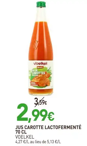 naturéO VOELKEL Jus carotte lactofermenté offre