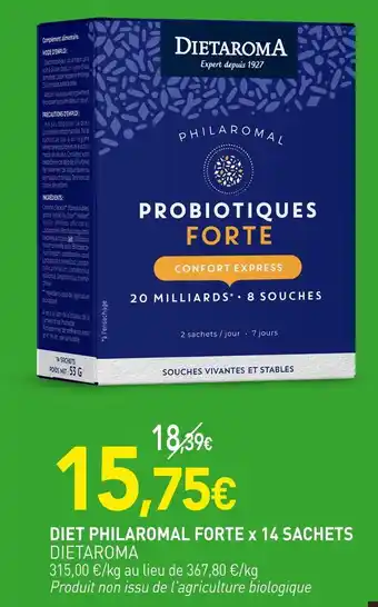 naturéO DIETAROMA Diet philaromal forte offre