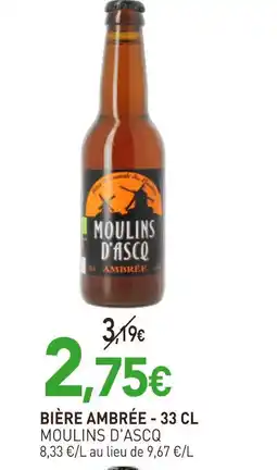 naturéO MOULINS D'ASCQ Bière ambrée offre