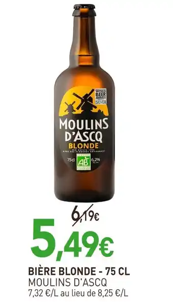 naturéO MOULINS D'ASCQ Bière blonde offre