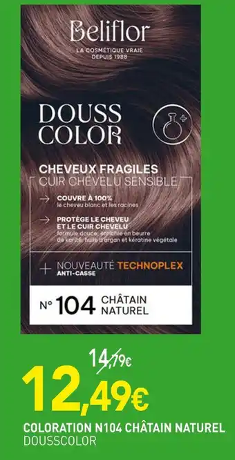 naturéO BELIFLOR Coloration n104 châtain naturel offre