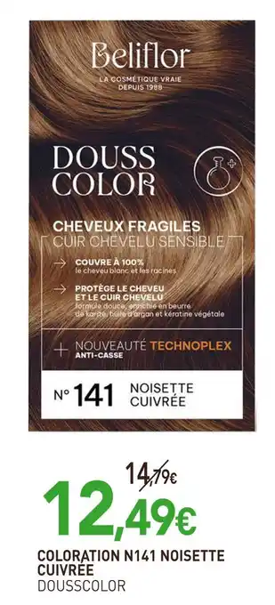 naturéO BELIFLOR Coloration n141 noisette cuivrée offre