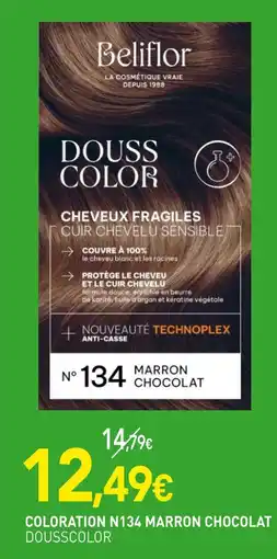 naturéO BELIFLOR Coloration n134 marron chocolat offre